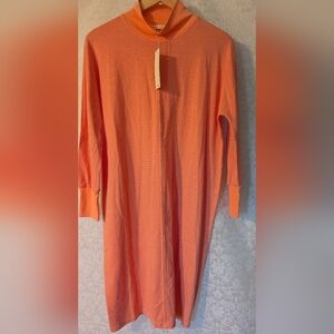 NWT Roolee Orange Striped Dress Sz. Small‎